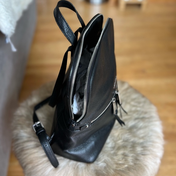 Michael Kors Black Leather Backpack - Medium - Picture 7 of 7